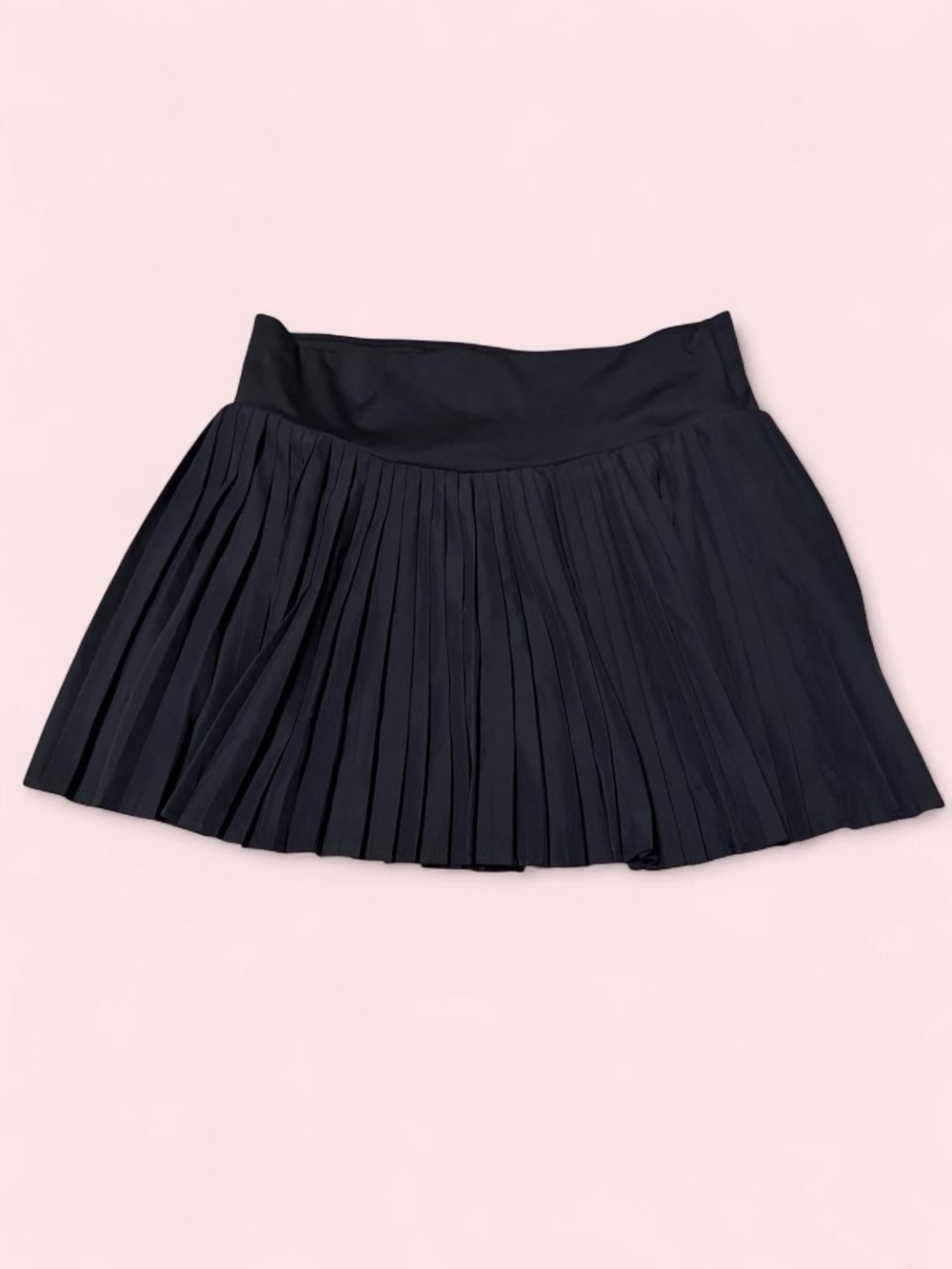 all in motion Black Pleated Skater Mini Skirt